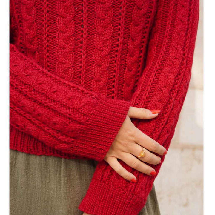 Cable Sweater No. 1 Strickanleitung - Judith Jelena (PDF)