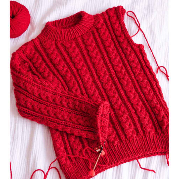 Cable Sweater No. 1 Strickanleitung - Judith Jelena (PDF)
