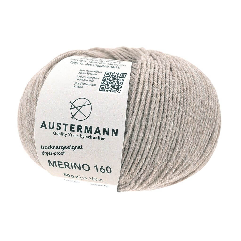 Austermann Merino 160, Farbe 237 Beigemeliert – Merino bei Lieblingsgarn