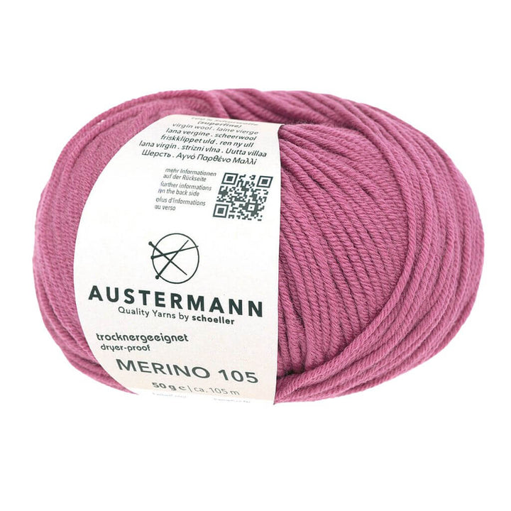 Austermann Merino 105, Farbe 341 Pink Lipstic – Merino bei Lieblingsgarn