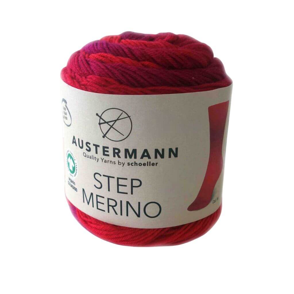 Austermann Step Merino 4-fach 100g – Produktansicht, Merino und Schurwolle bei bei bei bei bei bei Lieblingsgarn