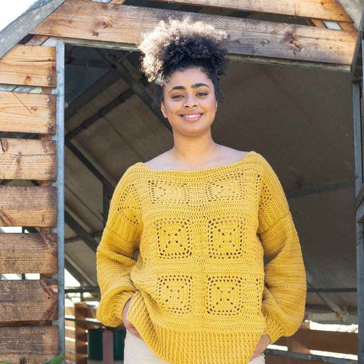 Granny Pullover Häkelanleitung - Katia (PDF)