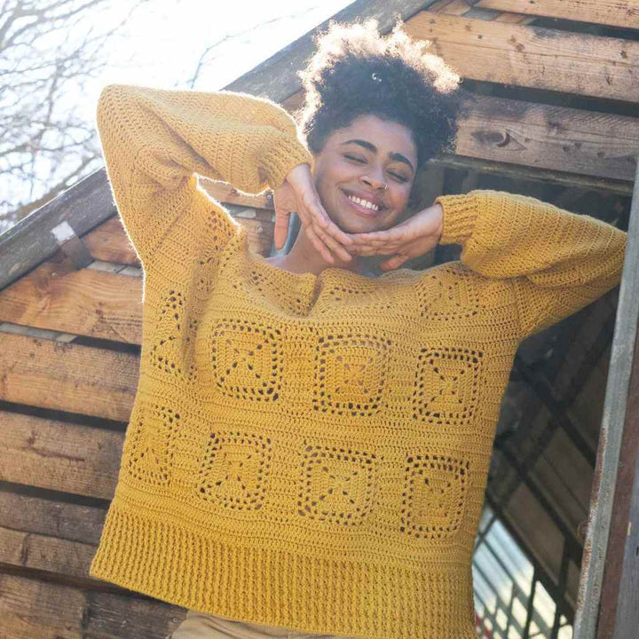Granny Pullover Häkelanleitung - Katia (PDF)