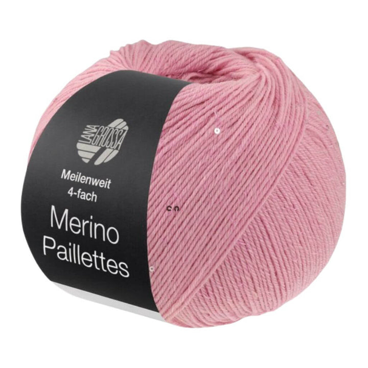 Lana Grossa Merino Paillettes – Produktansicht, Merino, Schurwolle und Synthetik bei Lieblingsgarn