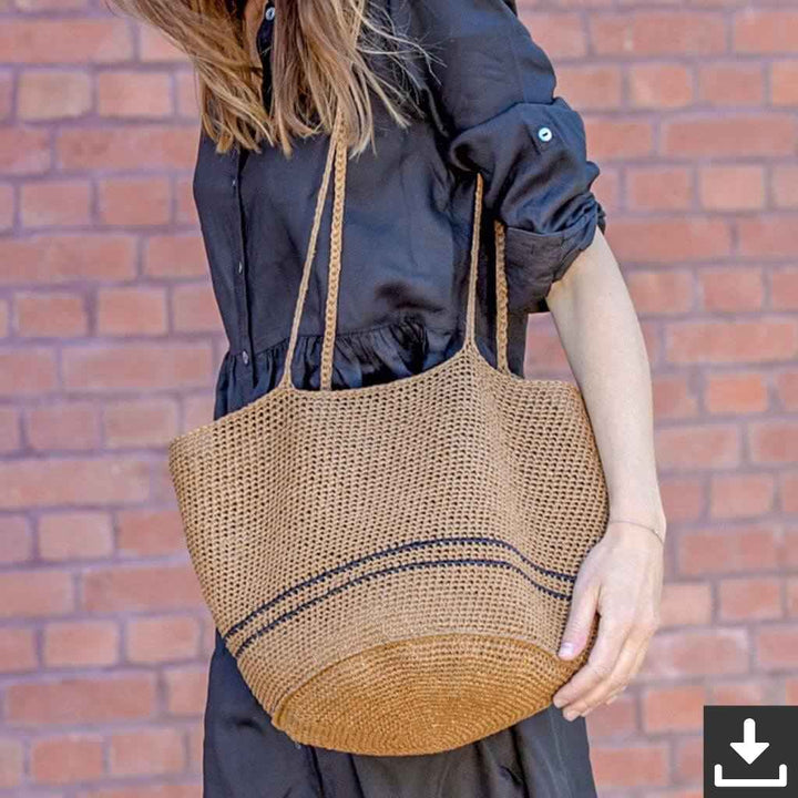 Paulastrickt Pattern Siena Tasche Häkelanleitung - Paulastrickt (PDF) Lieblingsgarn