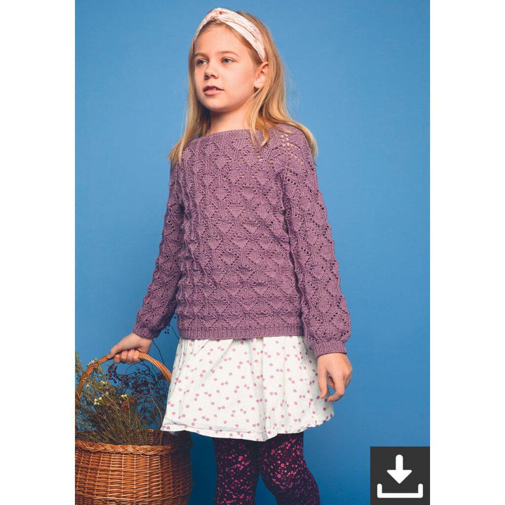 Sandnes Garn Pattern Kinder Pullover Silja Strickanleitung - Sandnes Garn (PDF) Lieblingsgarn