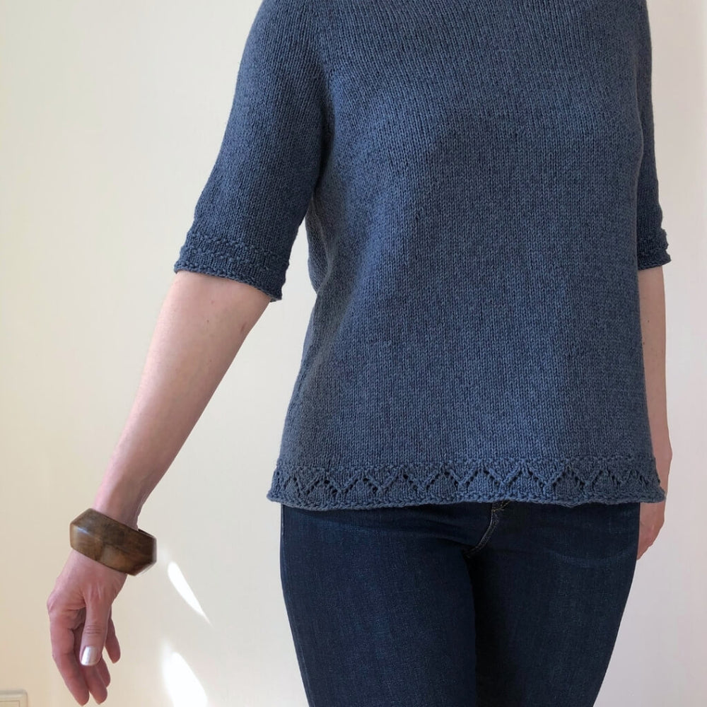 Christina Körber-Reith Simply Denim Shirt Strickanleitung - Christina Körber-Reith (PDF) Lieblingsgarn