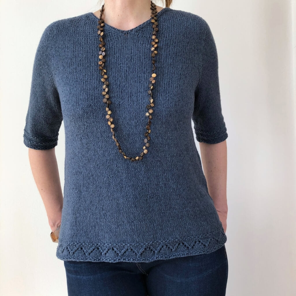 Christina Körber-Reith Simply Denim Shirt Strickanleitung - Christina Körber-Reith (PDF) Lieblingsgarn