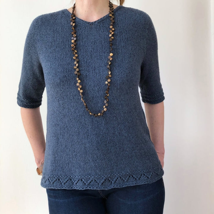 Christina Körber-Reith Simply Denim Shirt Strickanleitung - Christina Körber-Reith (PDF) Lieblingsgarn