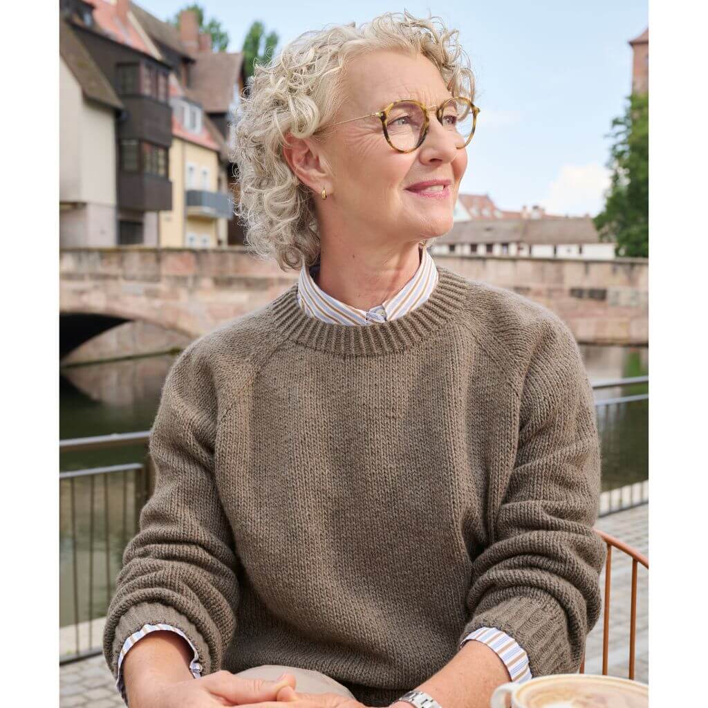 Lana Grossa Classy Raglan Sweater Lässig Strickanleitung - Lana Grossa (Heft) Lieblingsgarn