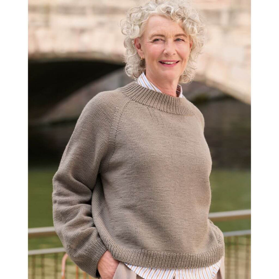 Lana Grossa Pattern Classy Raglan Sweater 21 & 21 Maschen Strickanleitung - Lana Grossa (Heft) Lieblingsgarn