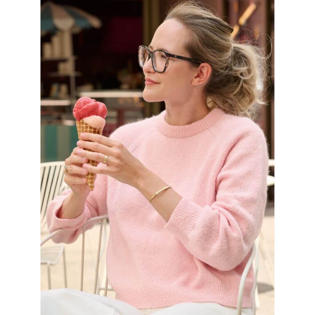 Lana Grossa Pattern Classy Raglan Pullover 23 & 24 Maschen Strickanleitung - Lana Grossa (Heft) Lieblingsgarn