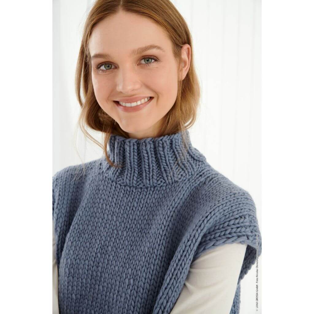 Lana Grossa Pattern Slipover Strickset - Lana Grossa (PDF) Lieblingsgarn