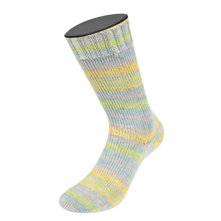 Lana Grossa 3616 - Hellbeige/Eisblau/Pistazie/Zitrusgelb/Mint/ Silbergrau Lana Grossa Meilenweit 100 Seta Piano Lieblingsgarn