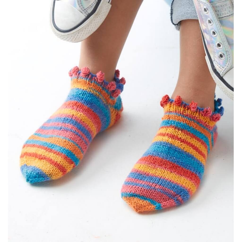 TOPP Strickbuch: Sneakersocken stricken mit Wow-Effekt