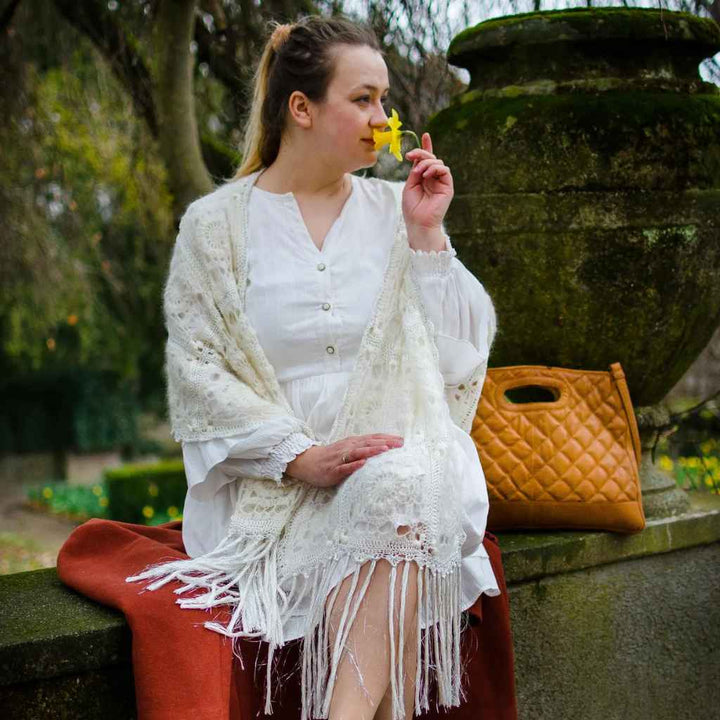 Tuch Snowdrop Shawl Häkelanleitung - Cicka Design (PDF)