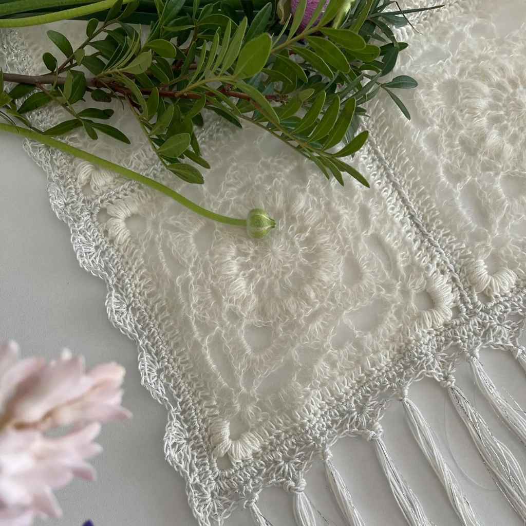 Tuch Snowdrop Shawl Häkelanleitung - Cicka Design (PDF)