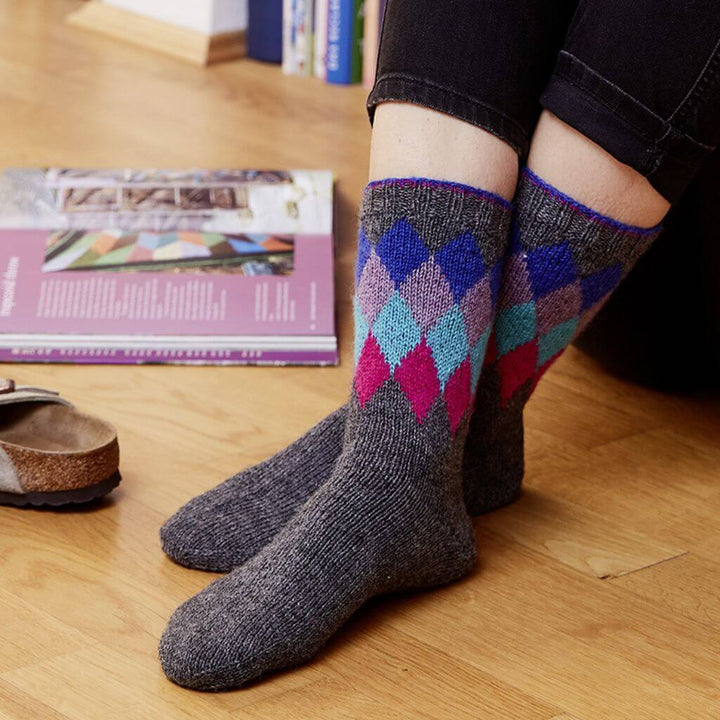 Schachenmayr Pattern Socken ARGYLE Strickanleitung - Regia (Heft) Lieblingsgarn