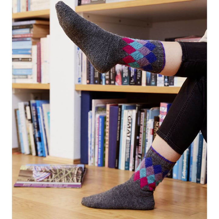 Schachenmayr Pattern Socken ARGYLE Strickanleitung - Regia (Heft) Lieblingsgarn