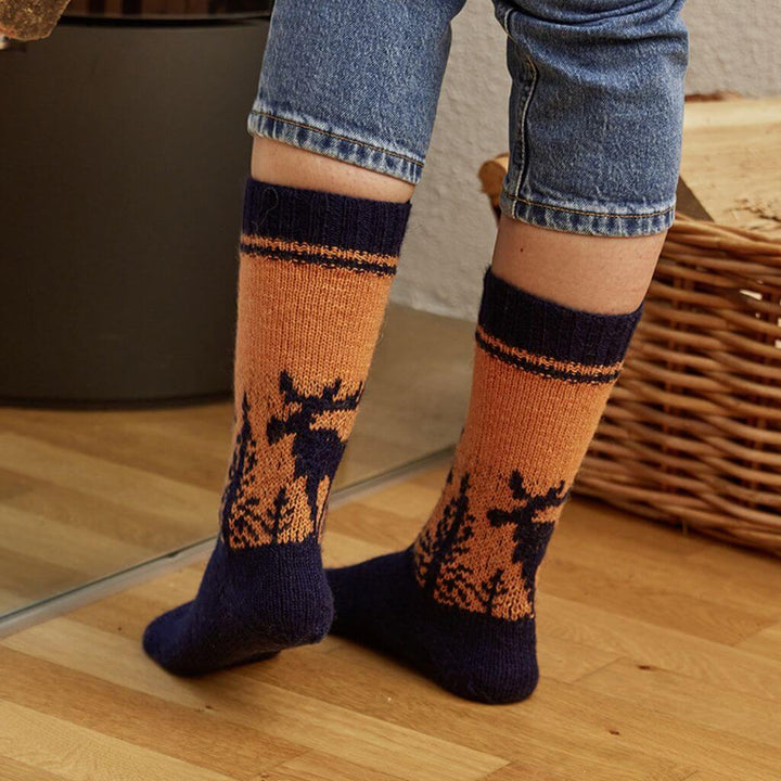 Schachenmayr Pattern Socken MOOSE MOOSE Strickanleitung - Regia (Heft) Lieblingsgarn