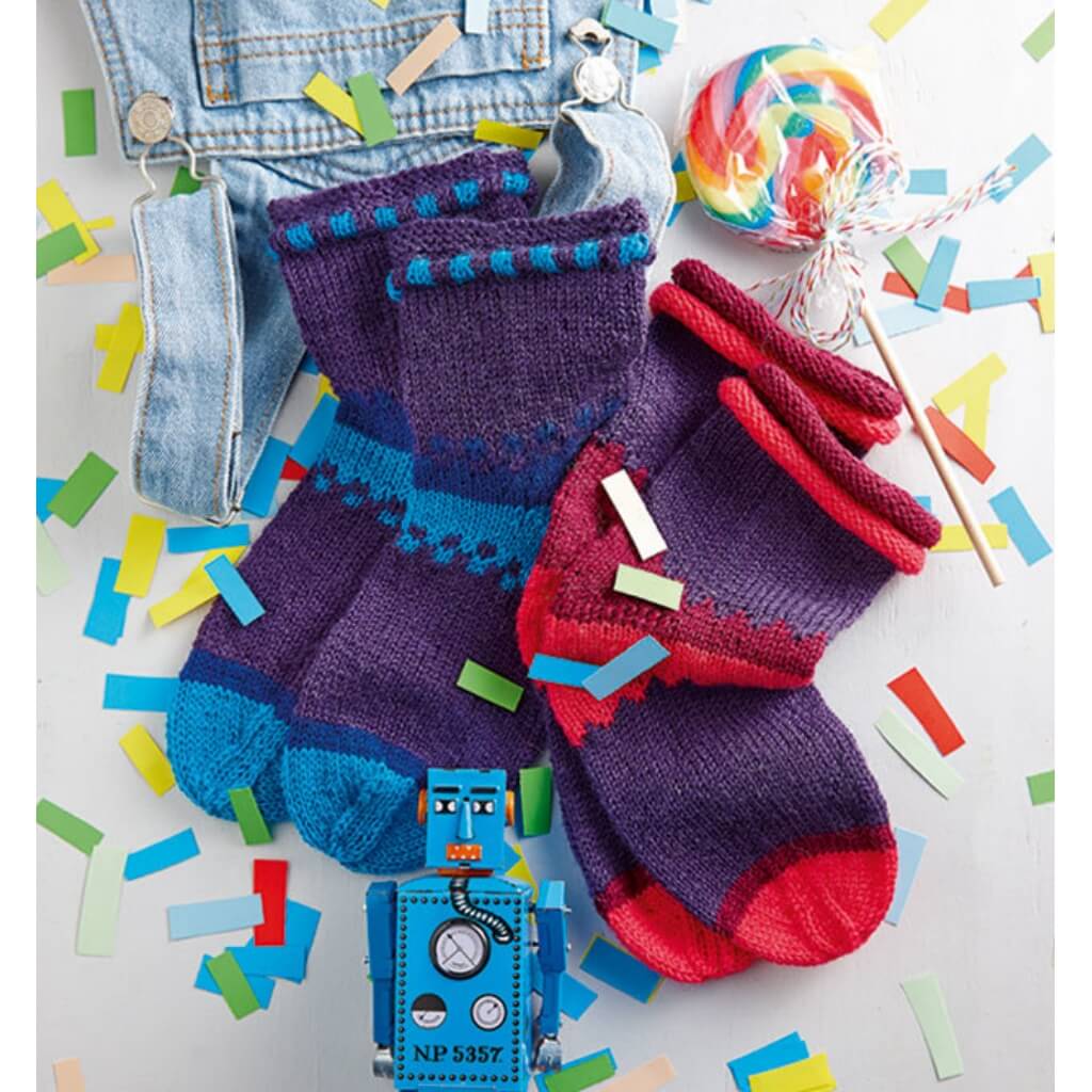 Topp TOPP Strickbuch: Socken stricken mit CraSyTrio von addi Lieblingsgarn