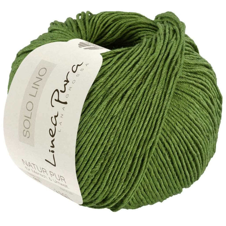 Lana Grossa 74 - Grün Lana Grossa Solo Lino 50 g Lieblingsgarn