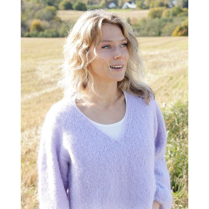 Drops Design Pattern Damen Pullover Spring Iris Strickanleitung - Drops (PDF) Lieblingsgarn