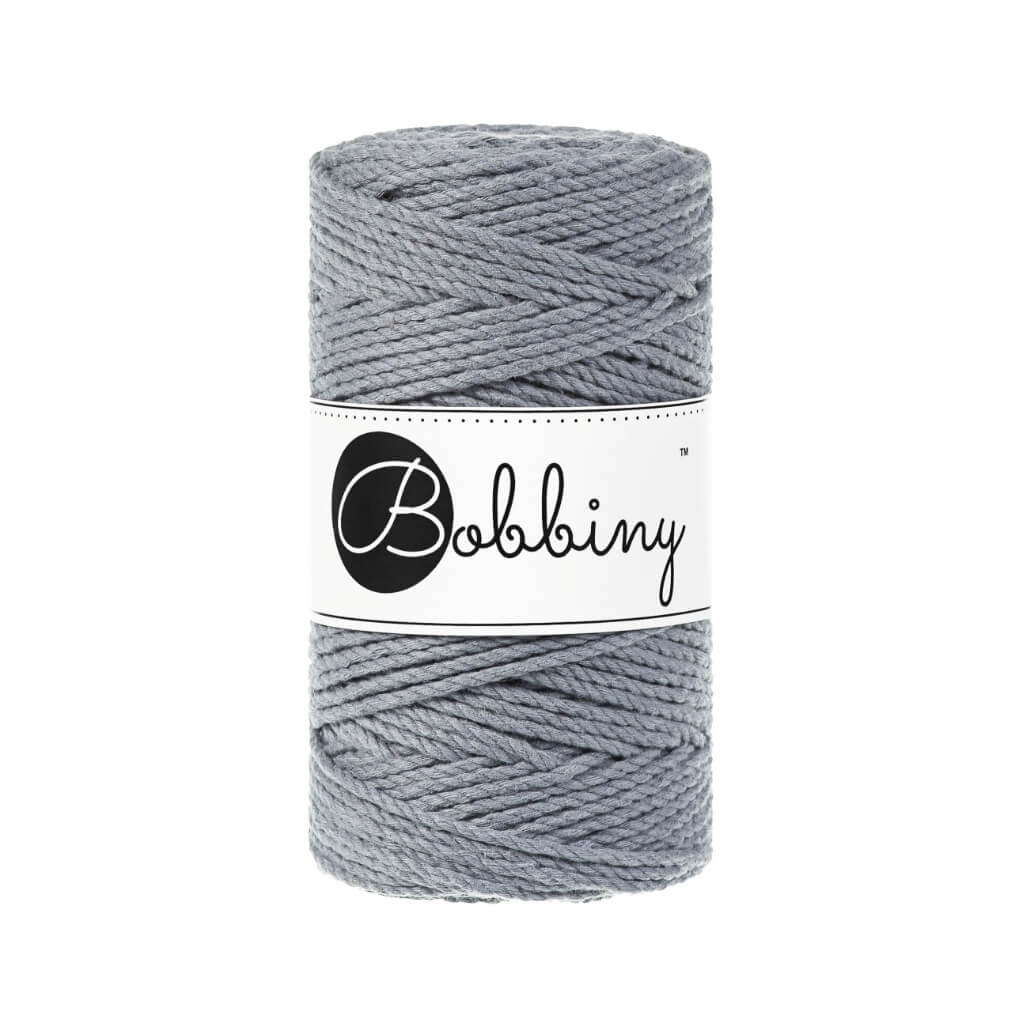 Bobbiny Makramee Garn 3mm gedreht