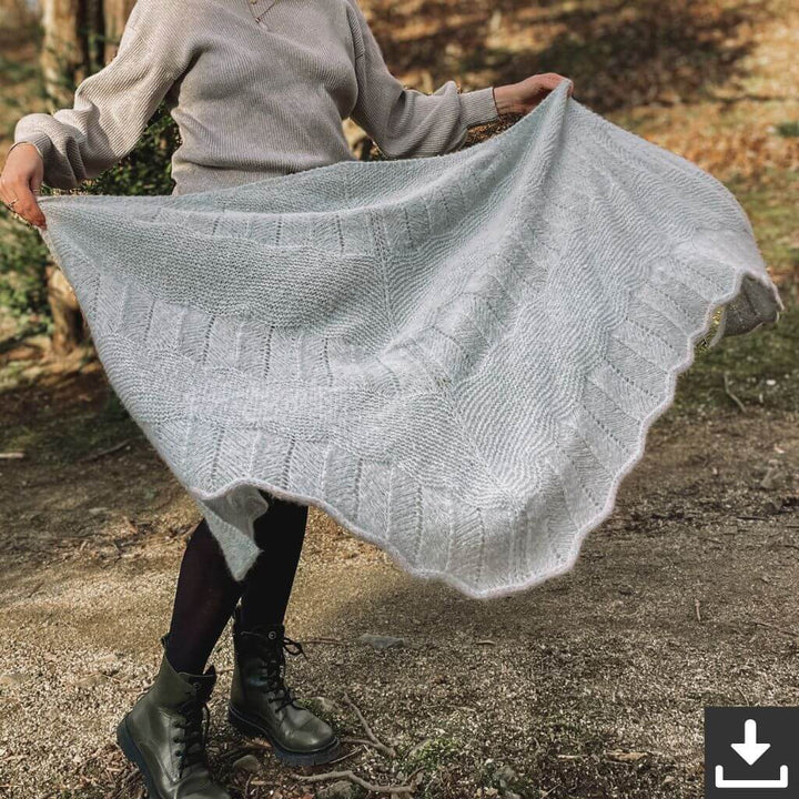 Katharina Lehmann Pattern Dreieckstuch Stella Shawl Strickanleitung - Rina Lehmann (PDF) Lieblingsgarn