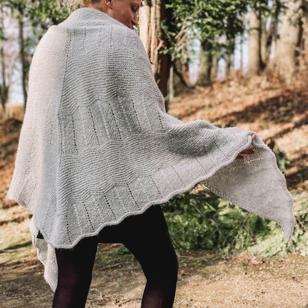Katharina Lehmann Pattern Dreieckstuch Stella Shawl Strickanleitung - Rina Lehmann (PDF) Lieblingsgarn