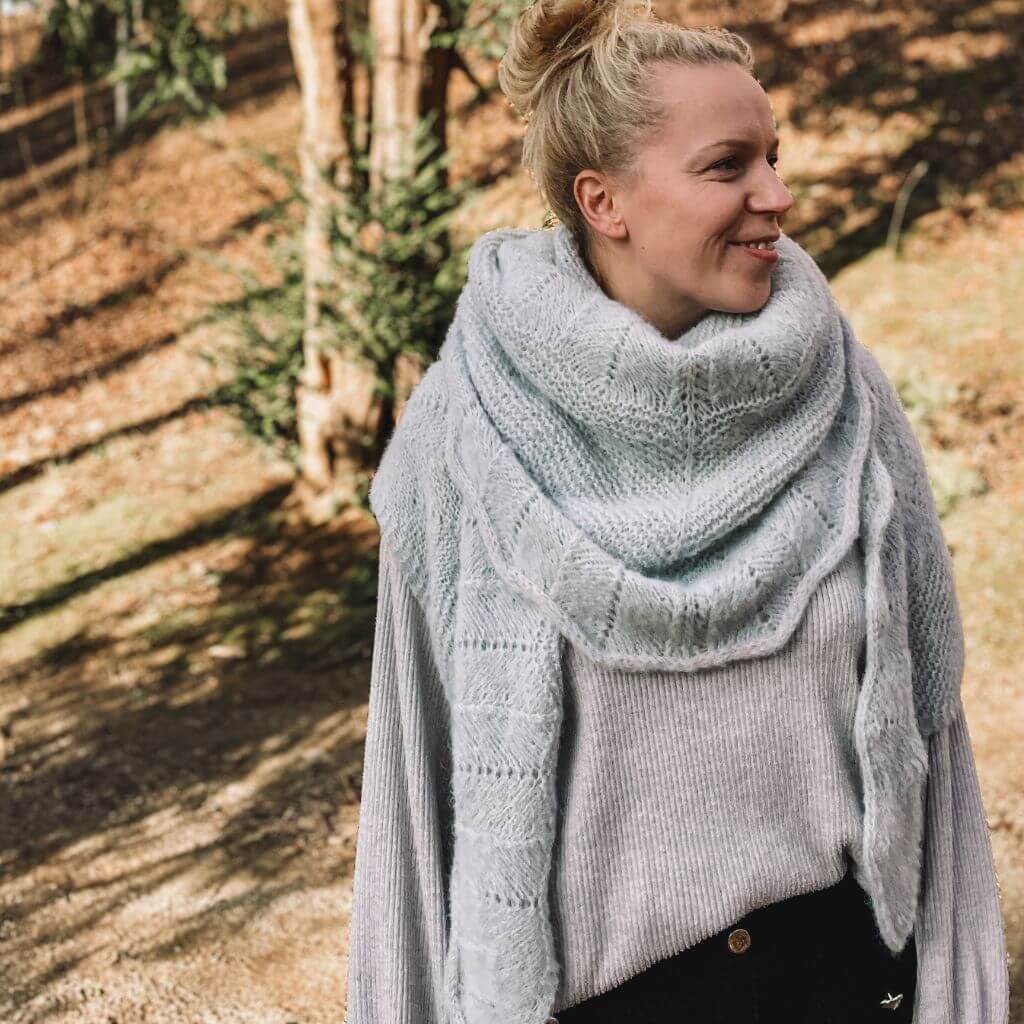 Katharina Lehmann Pattern Dreieckstuch Stella Shawl Strickanleitung - Rina Lehmann (PDF) Lieblingsgarn