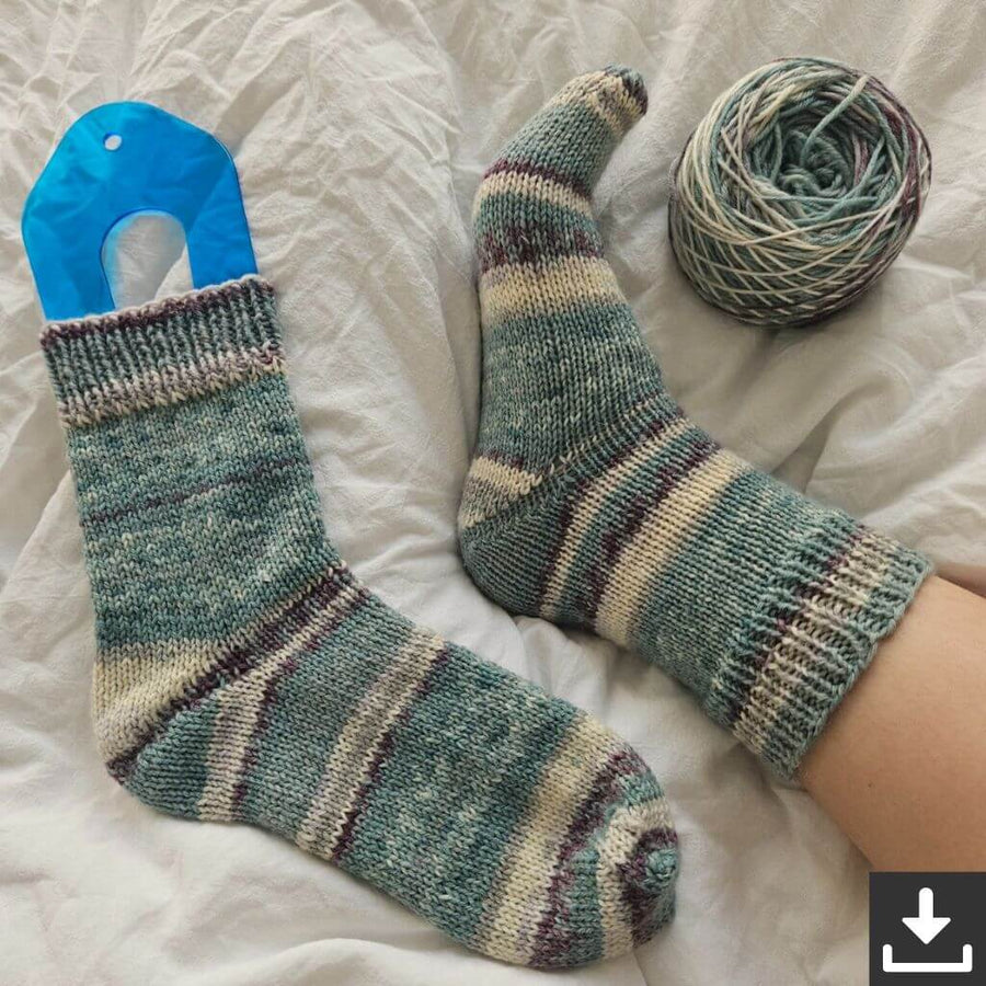 Strandstrick Sturm Socken Strickanleitung - Strandstrick (PDF) Lieblingsgarn