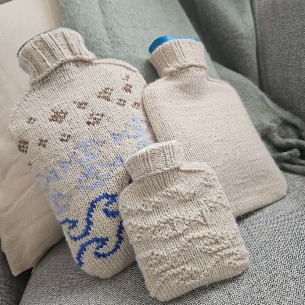 Strandstrick Wärmeflasche Warme Gedanken Strickanleitung - Strandstrick (PDF) Lieblingsgarn