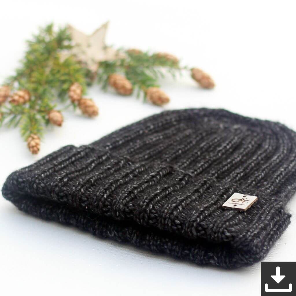 Strickfisch Fischer Mütze Rippenmütze Strickanleitung - Strickfisch (PDF) Lieblingsgarn