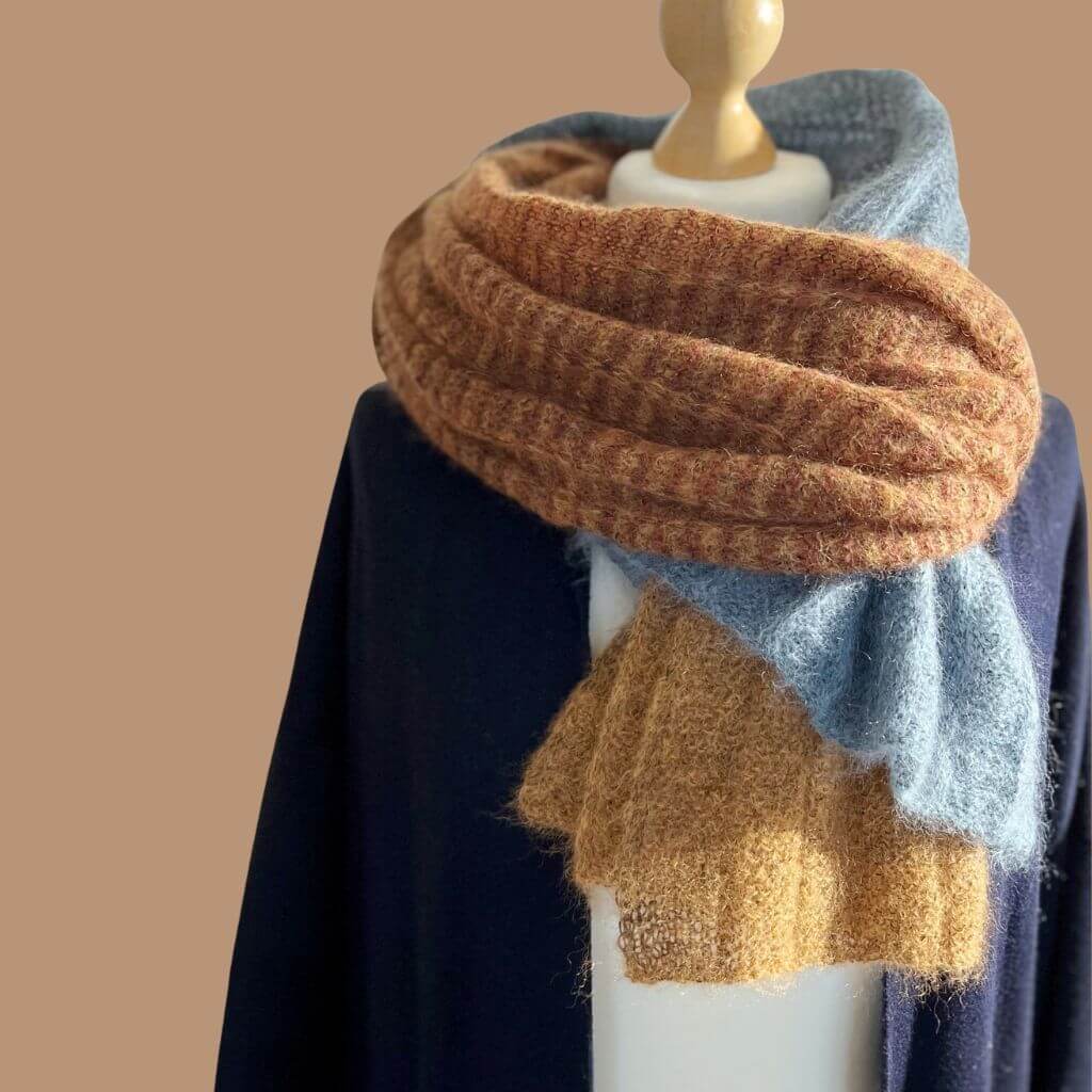 Strickfisch Pattern Schal Licht &amp; Schatten Strickanleitung - StrickFisch (PDF) Lieblingsgarn