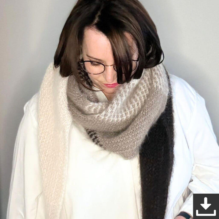 Strickfisch Halstuch XXL Lyn Strickanleitung - Strickfisch (PDF) Lieblingsgarn