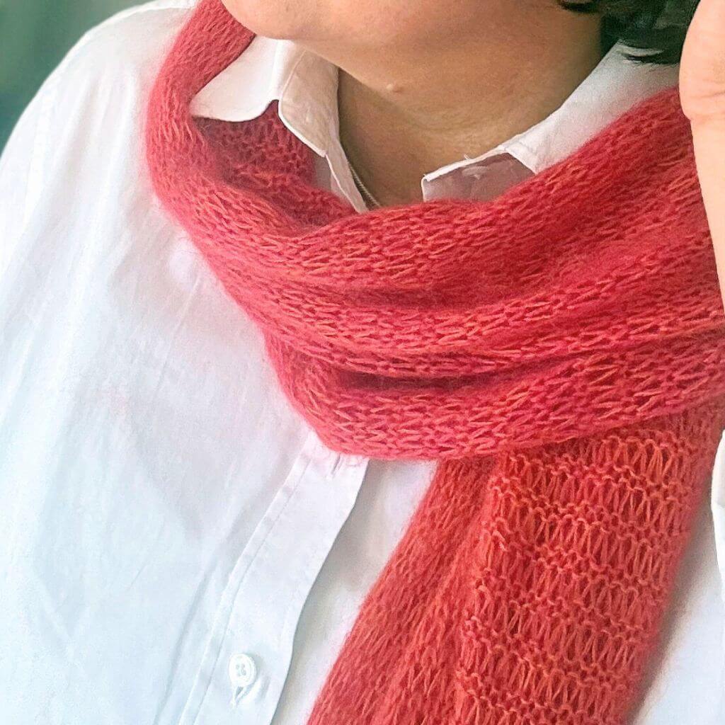 Strickfisch Pattern Schal Morgenrot Strickanleitung - StrickFisch (PDF) Lieblingsgarn