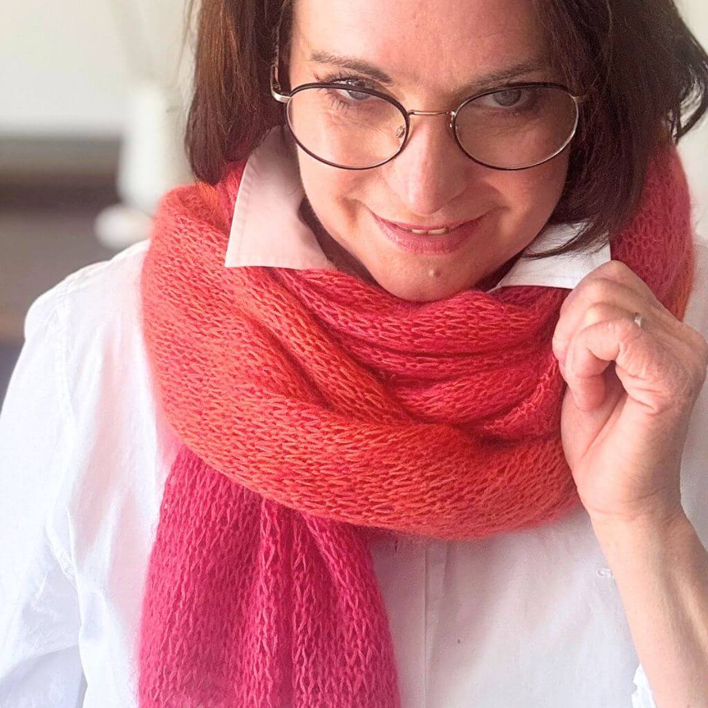 Strickfisch Pattern Schal Morgenrot Strickanleitung - StrickFisch (PDF) Lieblingsgarn