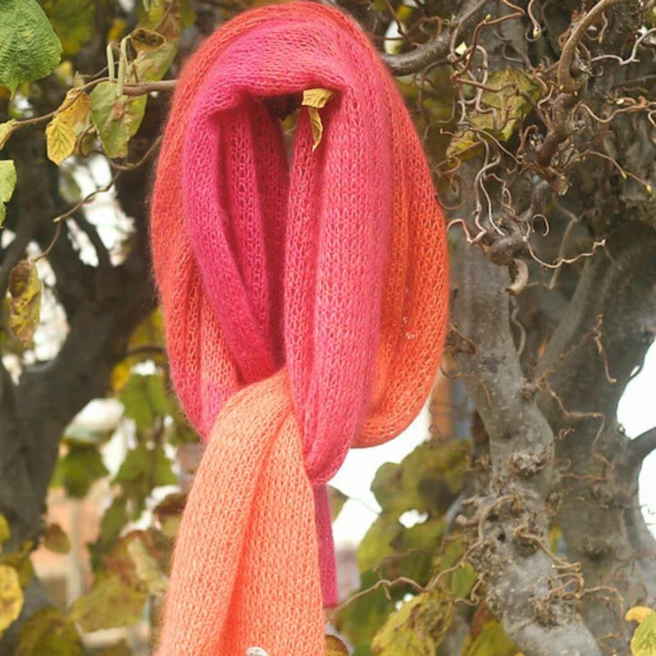 Strickfisch Pattern Schal Morgenrot Strickanleitung - StrickFisch (PDF) Lieblingsgarn