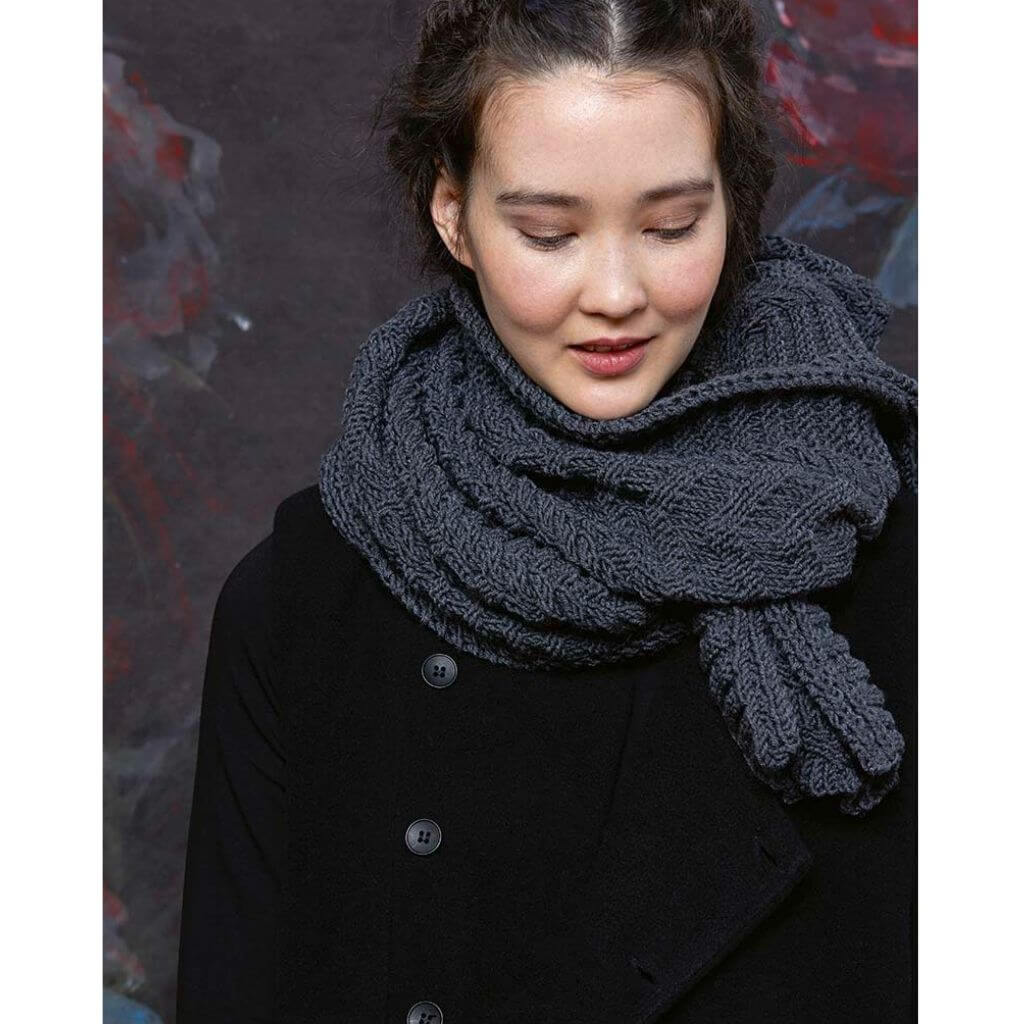 Lang Yarns Pattern Strukturmuster Schal Strickanleitung - Lang Yarns (PDF) Lieblingsgarn