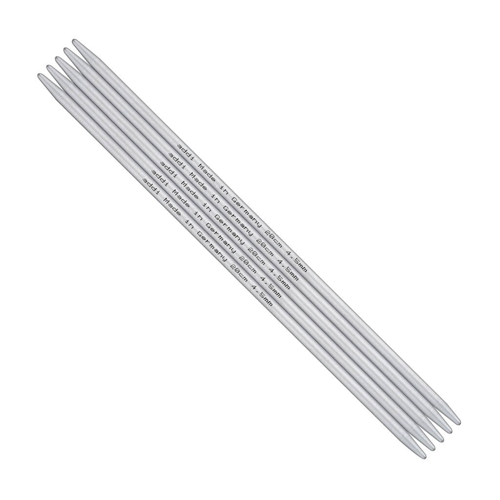 Addi 40 cm / 3 Addi Strumpfstricknadeln aus Aluminium - 201-7 Lieblingsgarn