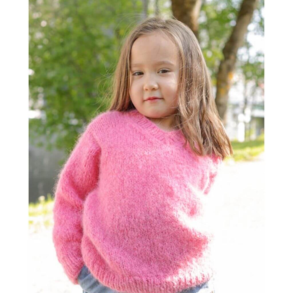 Drops Design Pattern Kinder Pullover Sugarplum Fairy Strickanleitung - Drops (PDF) Lieblingsgarn