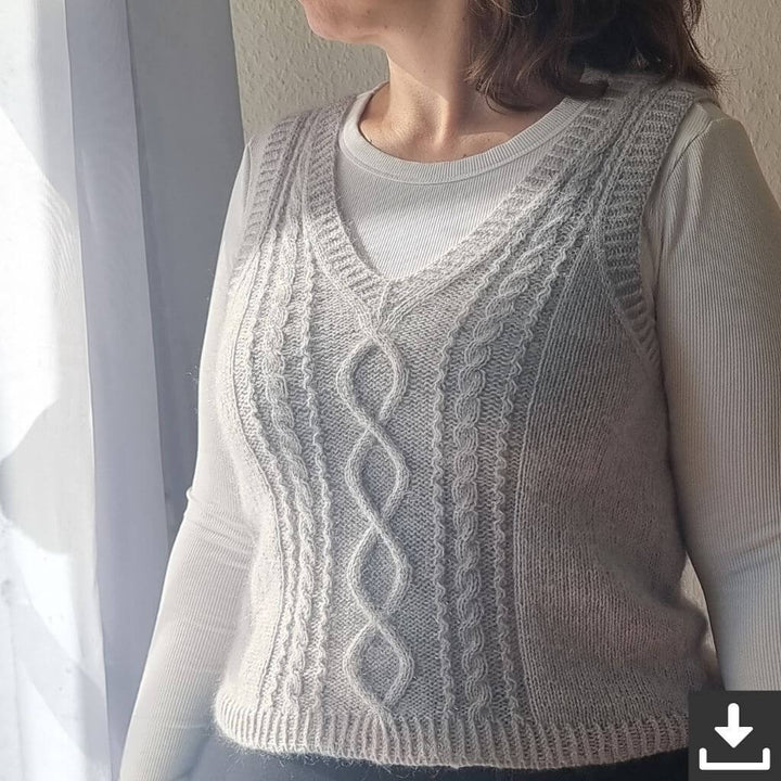 Miene Knits Sylva Slipover Strickanleitung - Miene Knits (PDF) Lieblingsgarn