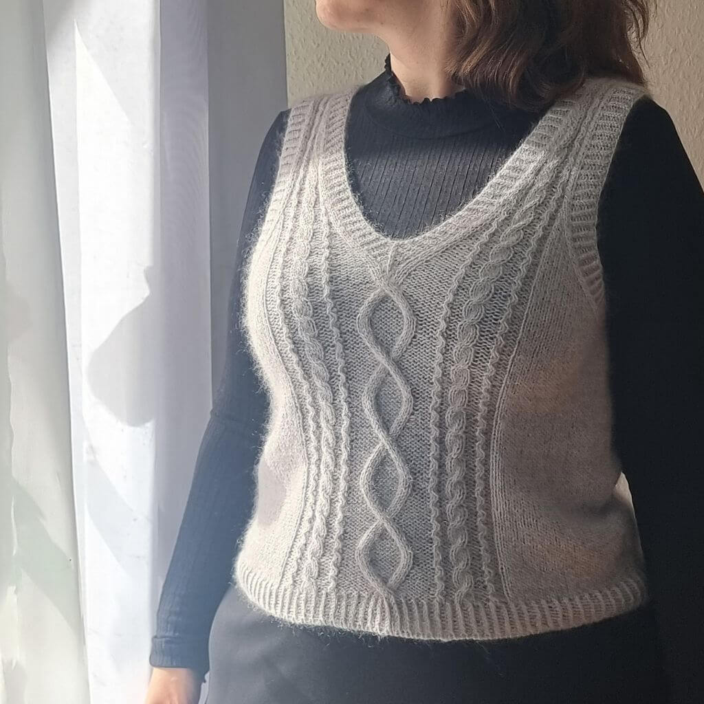 Miene Knits Sylva Slipover Strickanleitung - Miene Knits (PDF) Lieblingsgarn