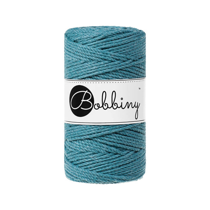 Bobbiny Teal Bobbiny Makramee Garn 3mm gedreht Lieblingsgarn