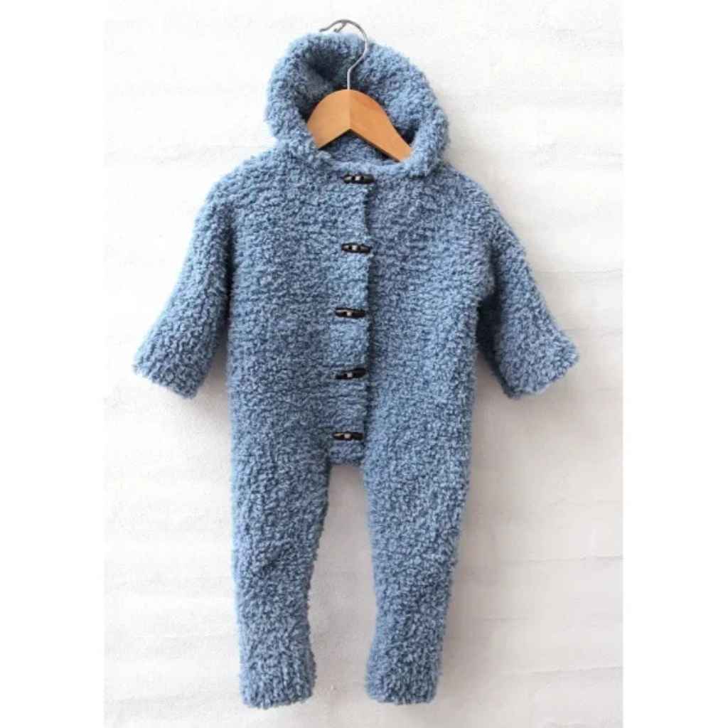 Go Handmade Pattern Teddy Overall mit Kapuze Baby Strickanleitung - Go Handmade (PDF) Lieblingsgarn