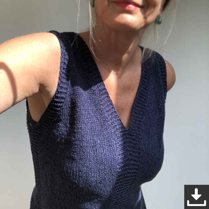 Hinterm Stein Pattern Top Simply Perfect Top Strickanleitung - Hinterm Stein (PDF) Lieblingsgarn