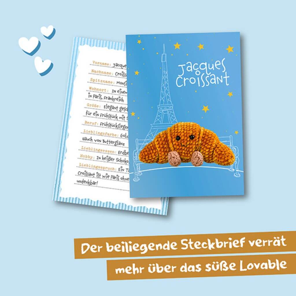 Topp Topp Häkelset Amusing Lovables - Jaques Croissant Lieblingsgarn
