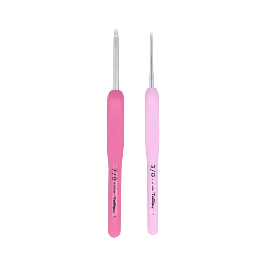 Tulip Tulip ETIMO Rose Häkelnadel mit Softgriff Set Lieblingsgarn