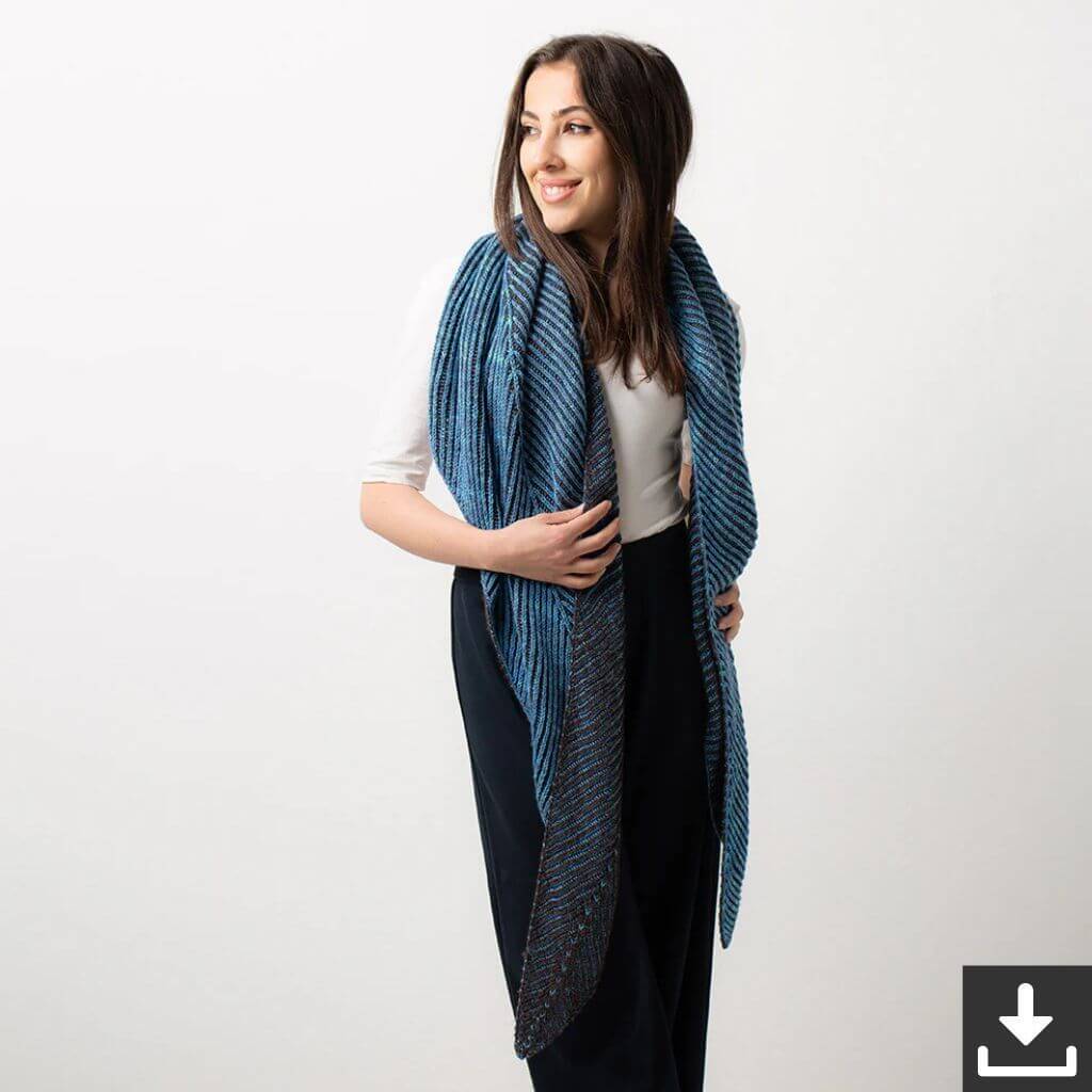 Pascuali Pascuali Anleitung - Stola Twisted Trapeze (PDF) Lieblingsgarn